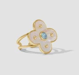 COLETTE RING CHALCEDONY BLUE