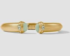 PORTOFINO GOLD  DEMI CUFF AQUA JADE