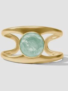 LAGUNA STONE CUFF IRID. AQUAMARINE BLUE
