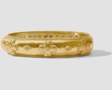CANTERBURY GOLD HINGE BANGLE