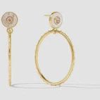 COLETTE CIRCLE EARRING CHAMPAGNE