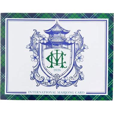 INTERNATIONAL MAHJONG CARD 2026