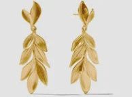 WILLOW STATEMENT GOLD EARRING