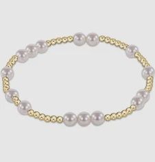 EXTENDS  HOPE UNWRITTEN 5 MM BEAD BRACELET PEARL