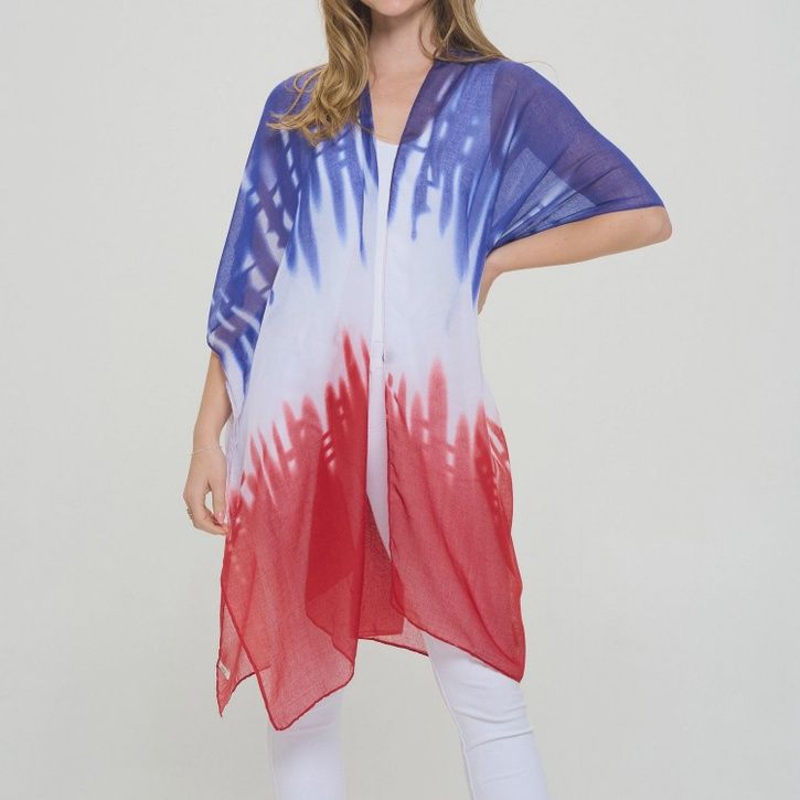 COOPER AMERICAN FLAG KIMONO