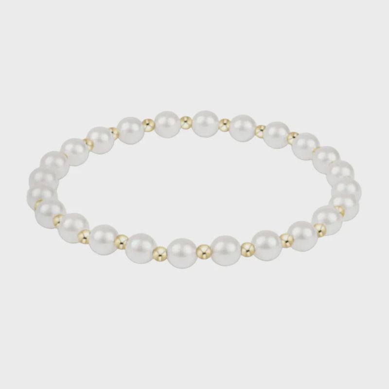 GRATEFUL PEARL 6MM BRACELET