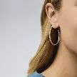 WINDSOR HOOP SILVER CZ SMALL
