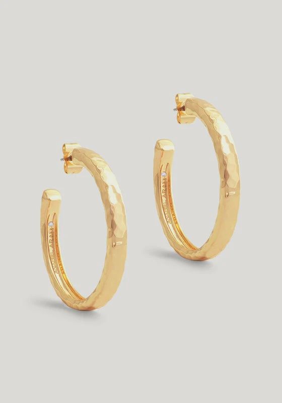 FARRIER MEDIUM HOOPS GOLD