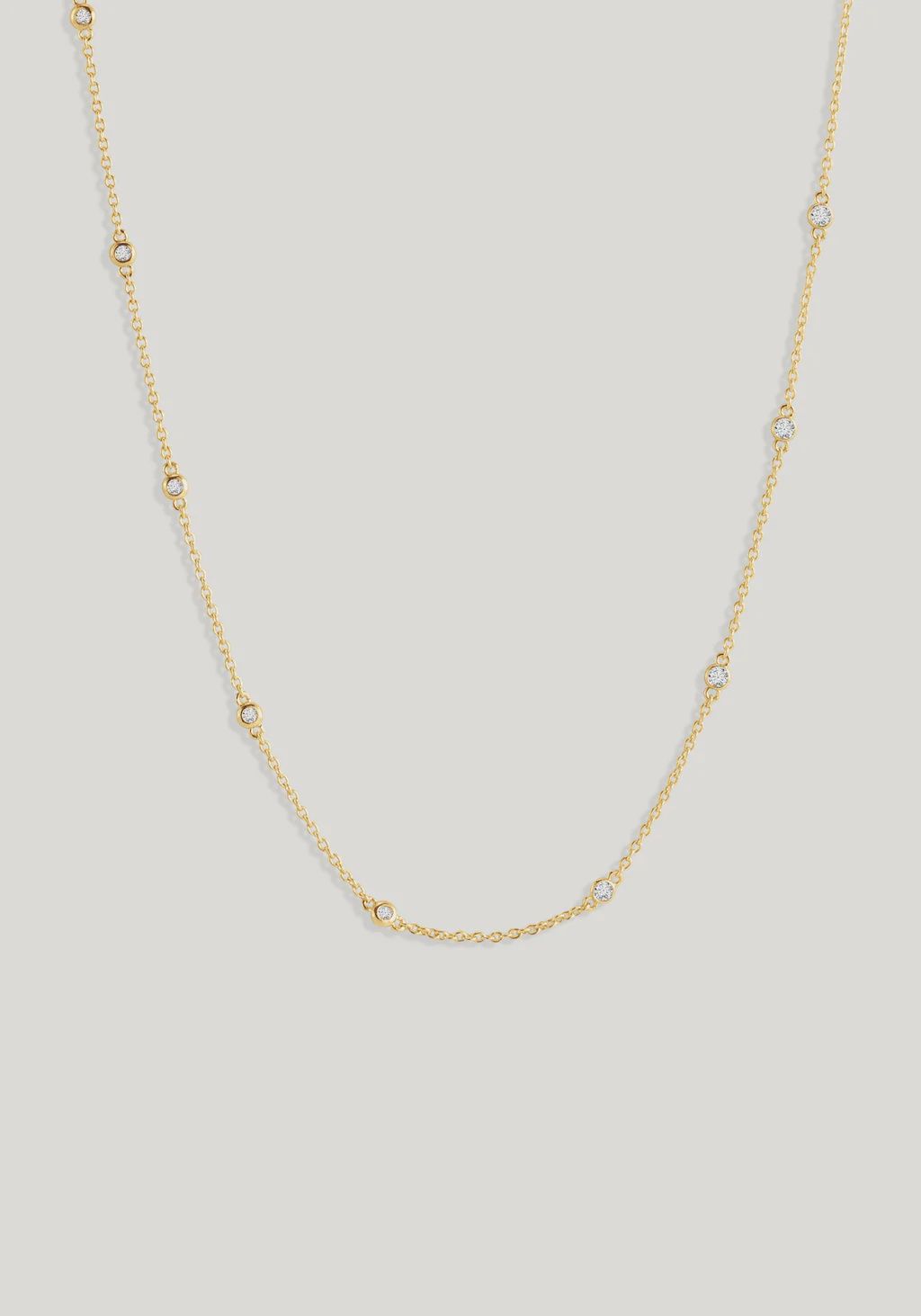 GOLD CHAIN WITH CRYSTALS