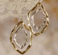 SHAPESHIFTER CONCENTRIC DIAMOND DROP EARRINGS