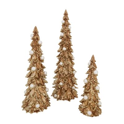GOLD TREE WITH PEARLS 19"