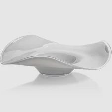 LAGOON SCISSOR WAVE BOWL WHITE