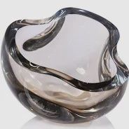 VIENTO GLASS BOWL TAUPE