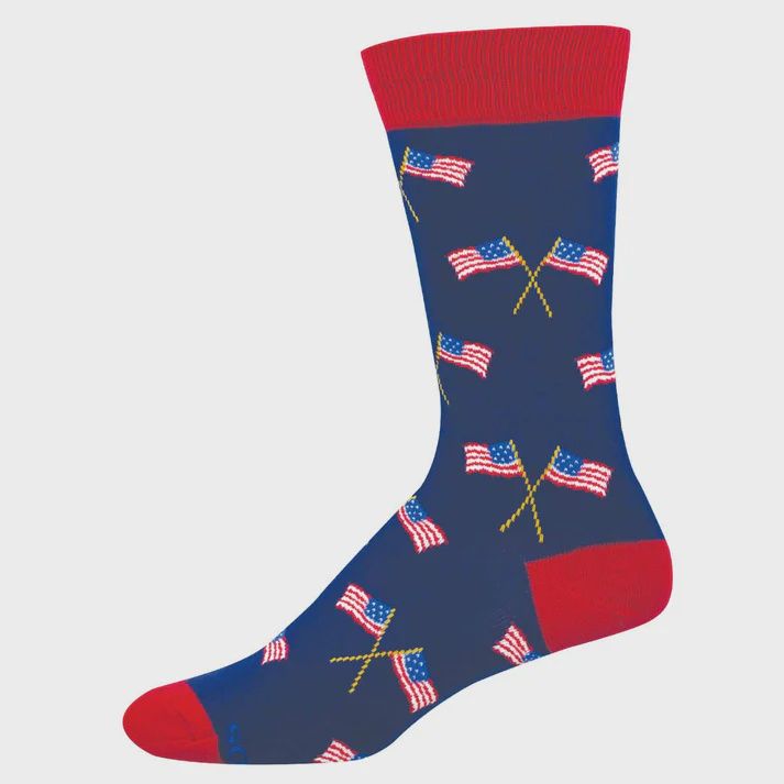 PATRIOTIC FLAGS SOCKS