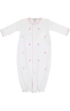 WHALES AQUA &amp; PINK COVERTER GOWN 0-3M