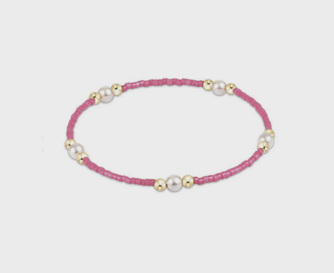 HOPE PURPOSE PEARL BUBBLEGUM BRACELET