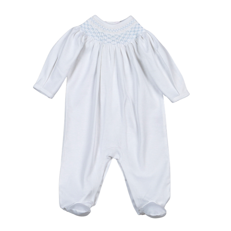 TIM BLUE HAND SMK BISHOP PIMA FOOTIE 3-6M