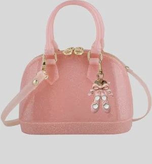 CATE LIGHT PINK SPARKLE PURSE