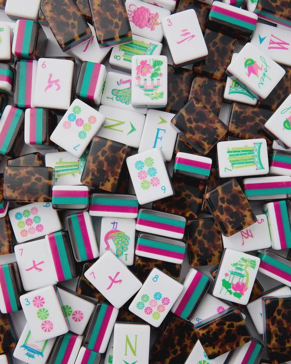 GLOW WILD MAHJONG TILES