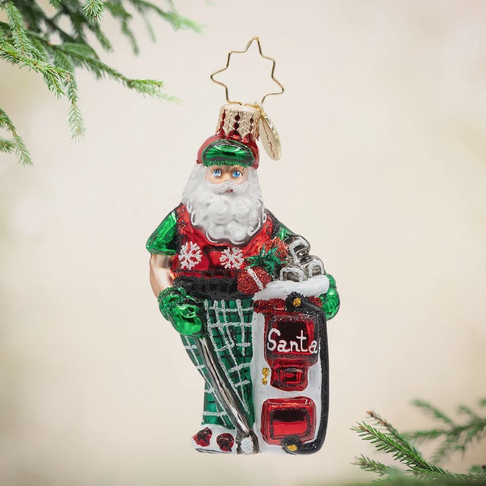JOLLY GOLFER SANTA