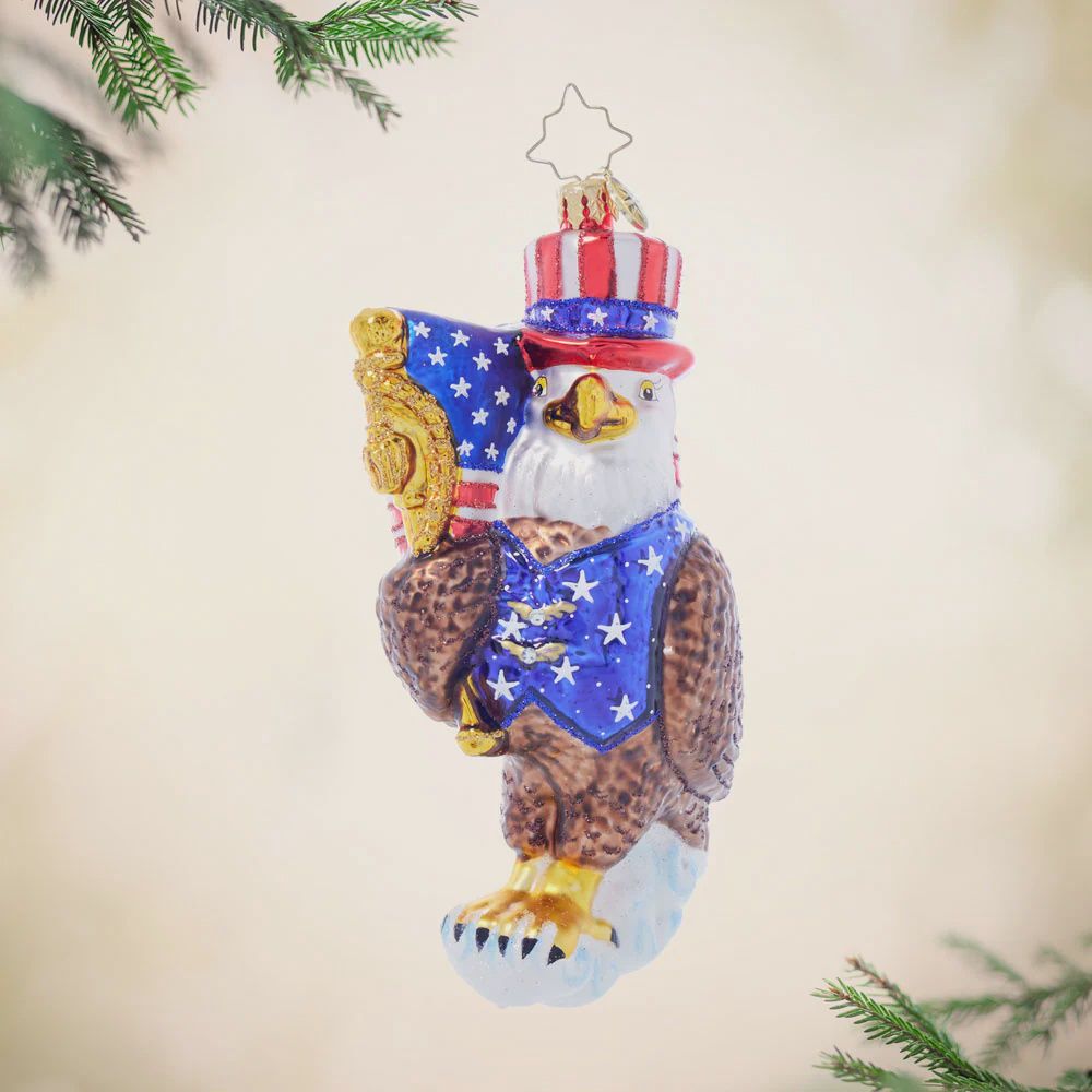 PATRIOTIC PAL ORNAMENT