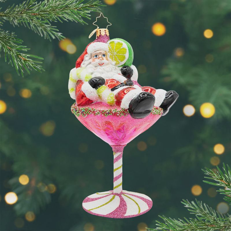 SANTA'S CHRISTMAS COSMO ORNAMENT