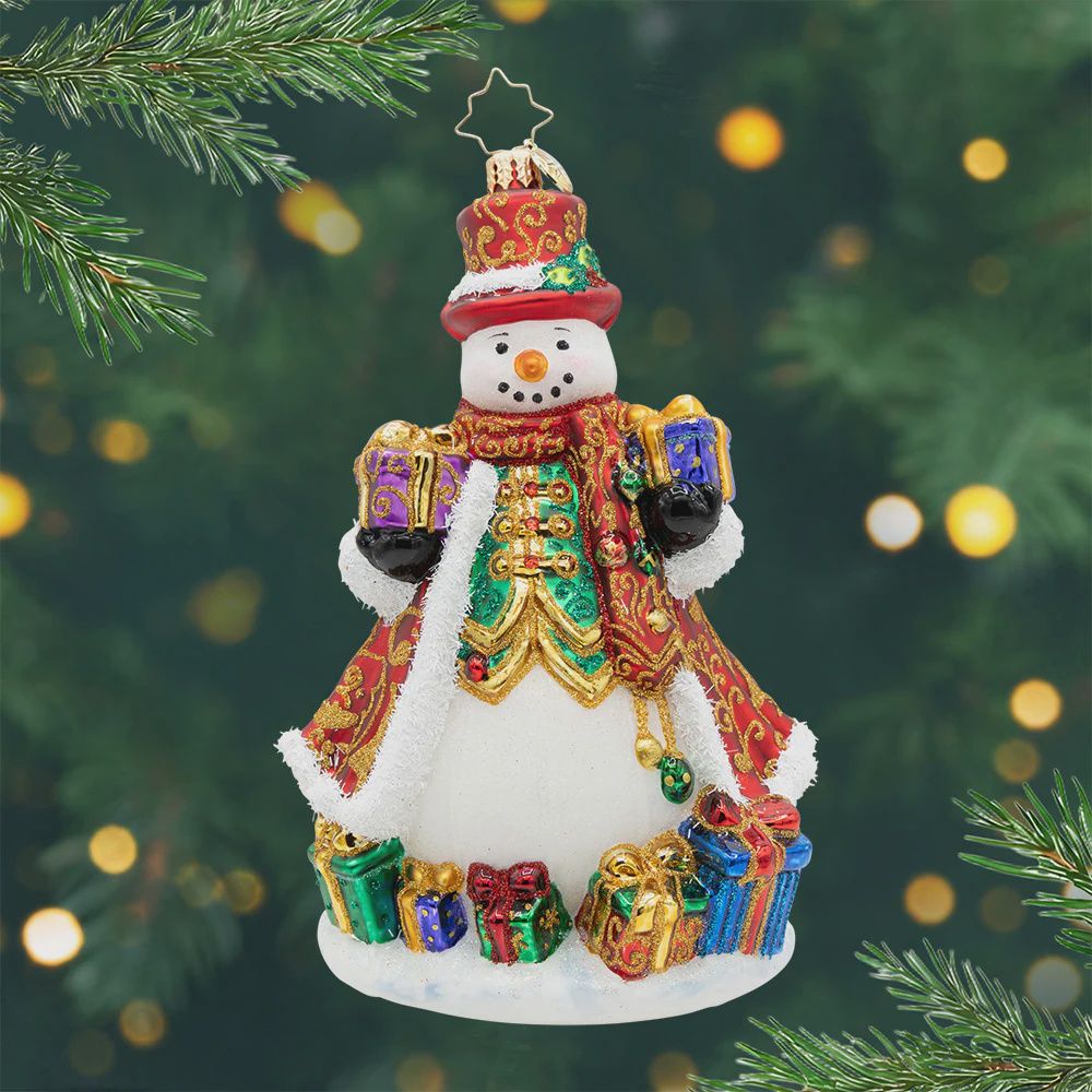 A SNOWMAN FOR ALL SEASONS ORNAMENT