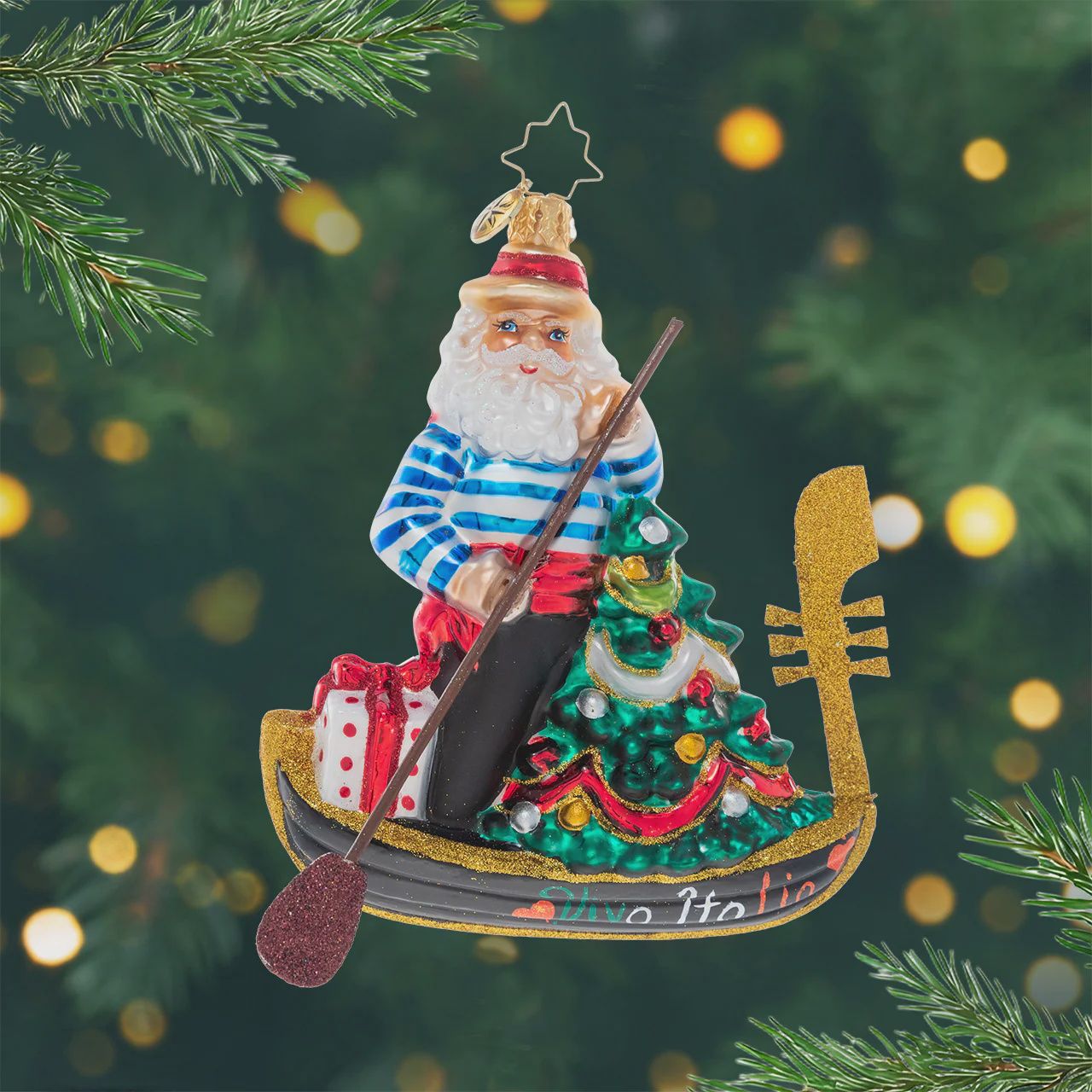 JOLLY GONDOLIER ORNAMENT