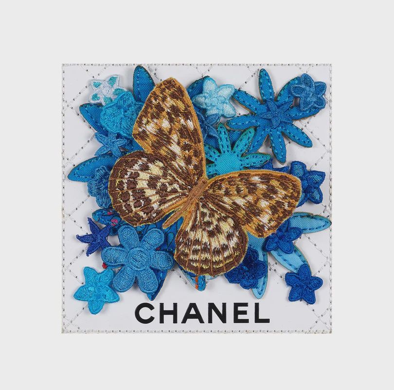 5"X5" PETITE GYPSY BUTTERFLU - WHITE CHANEL