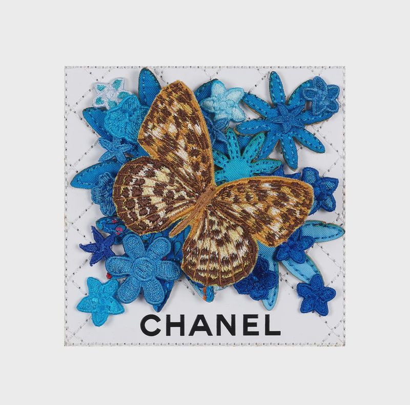 5"X5" PETITE GYPSY BUTTERFLU - WHITE CHANEL