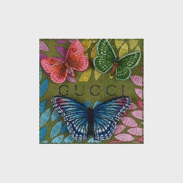 5"X5" PETITE FLORAL PETALS  - GUCCI