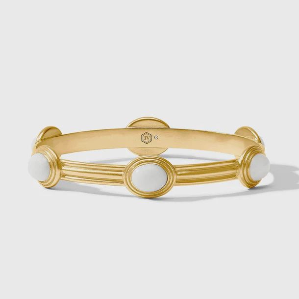 POTOFINO STONE BANGLE WHITE JADE SMALL