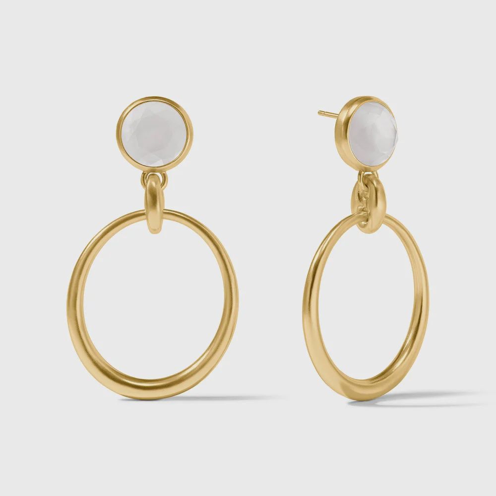 LAGUNA STATEMENT EARRING CLEAR CRYSTAL