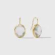 LAGUNA STONE EARRING CLEAR CRYSTAL