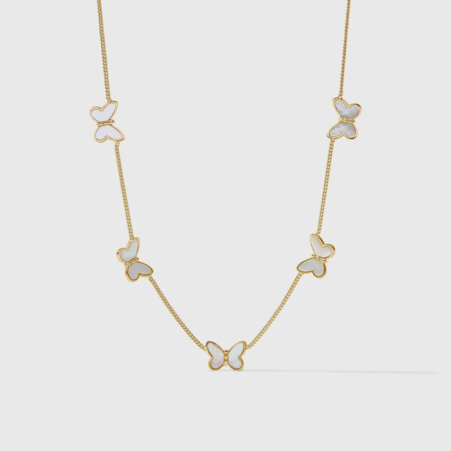 PAPILLON DELICATE STATION NECKLACE MOP