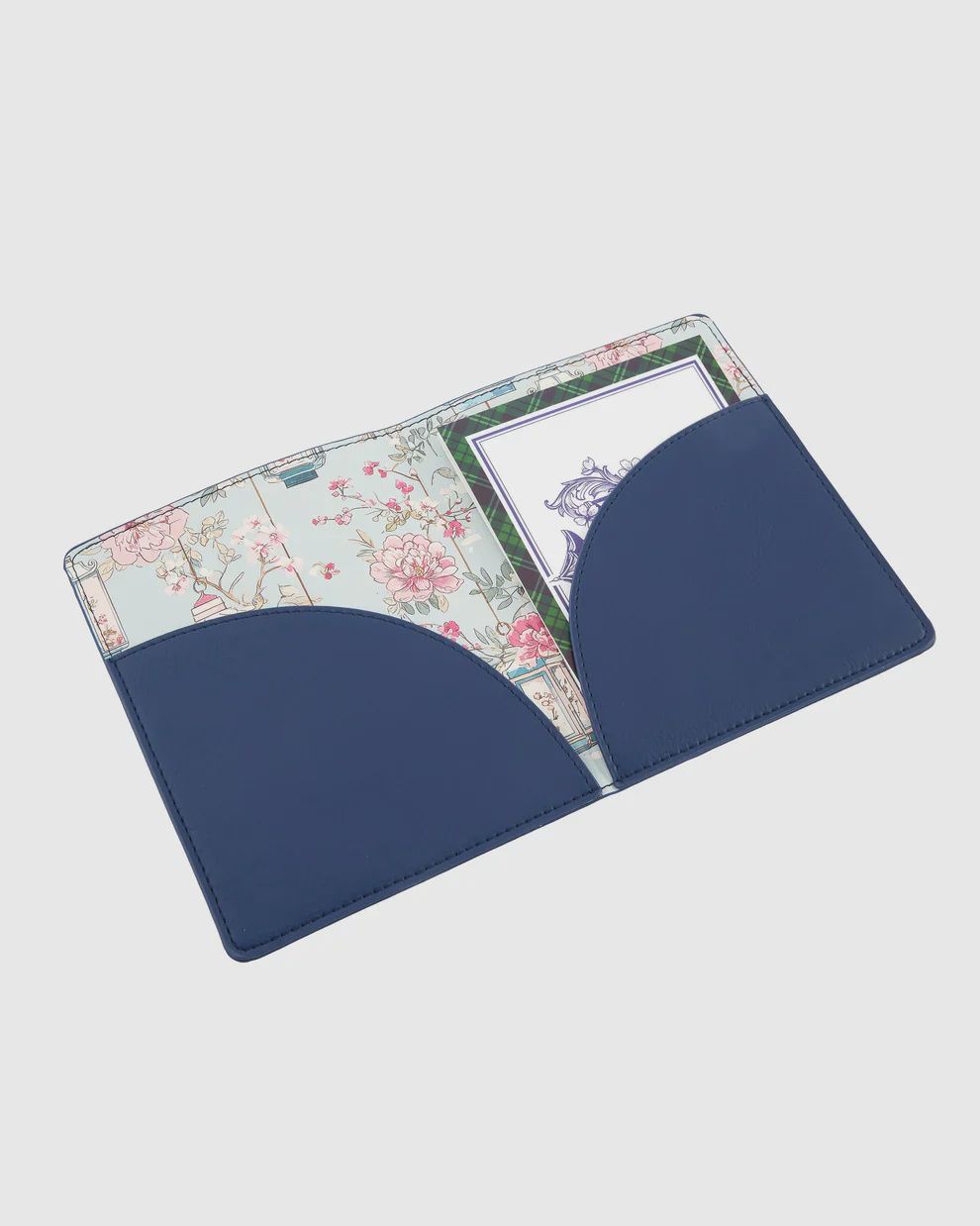 NAVY BLUE MAHJONG CARD FOLIO