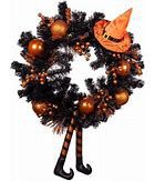 33" UNLIT HALLOWEEN WREATH