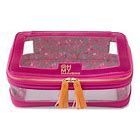 METALLIC PINK TILE STORAGE BAG