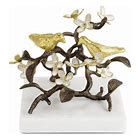 LOVEBIRDS SILVER &amp; GOLD DECORATIVE OBJECT