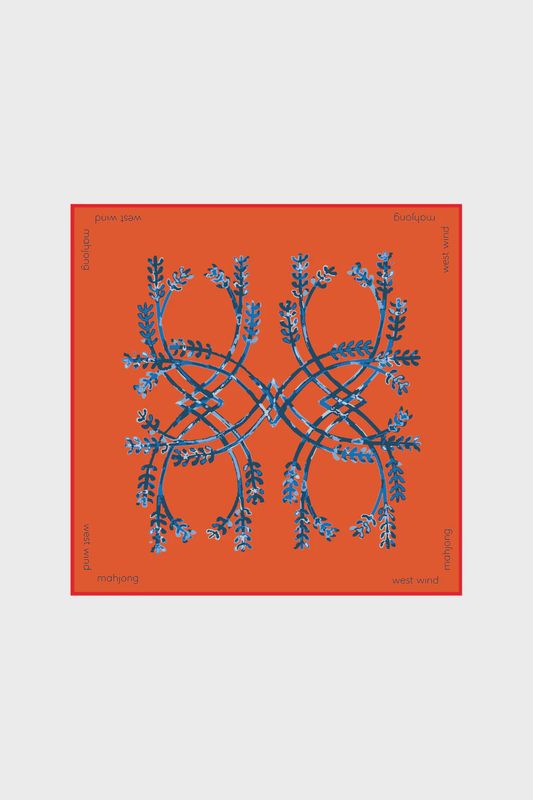 MAHJONG TILE MAT - ORANGE