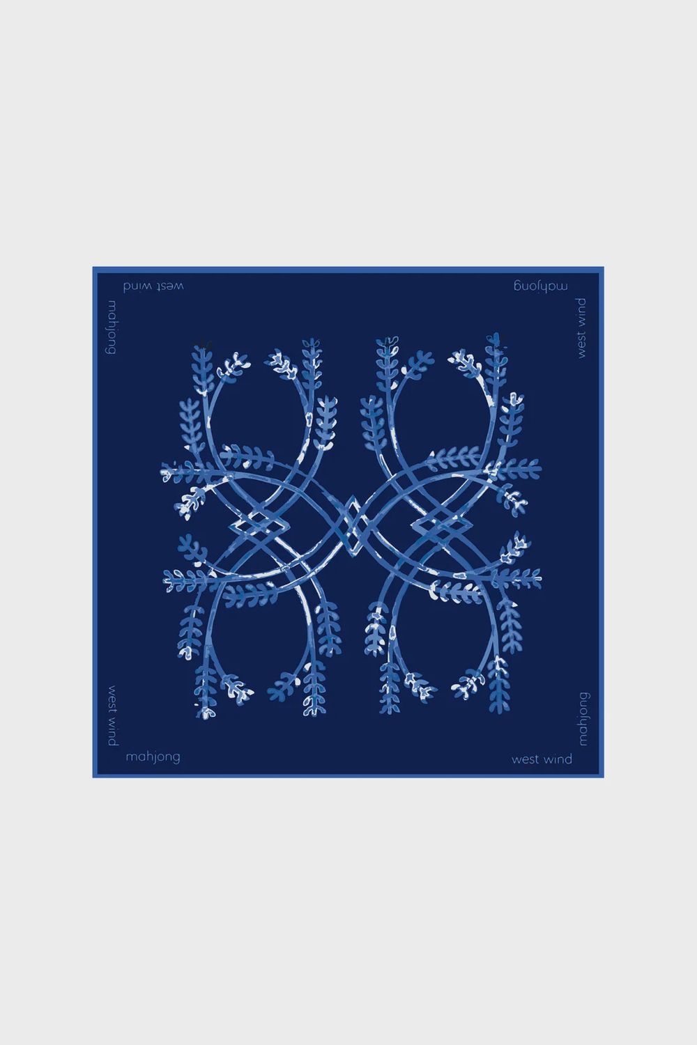 MAHJONG TILE MAT - NAVY