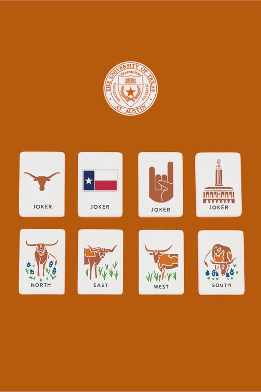 UNIVERSITY OF TEXAS MAHJONG TILES