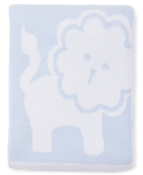 JUNGLE NOVELTY LIGHT BLUE BLANKET