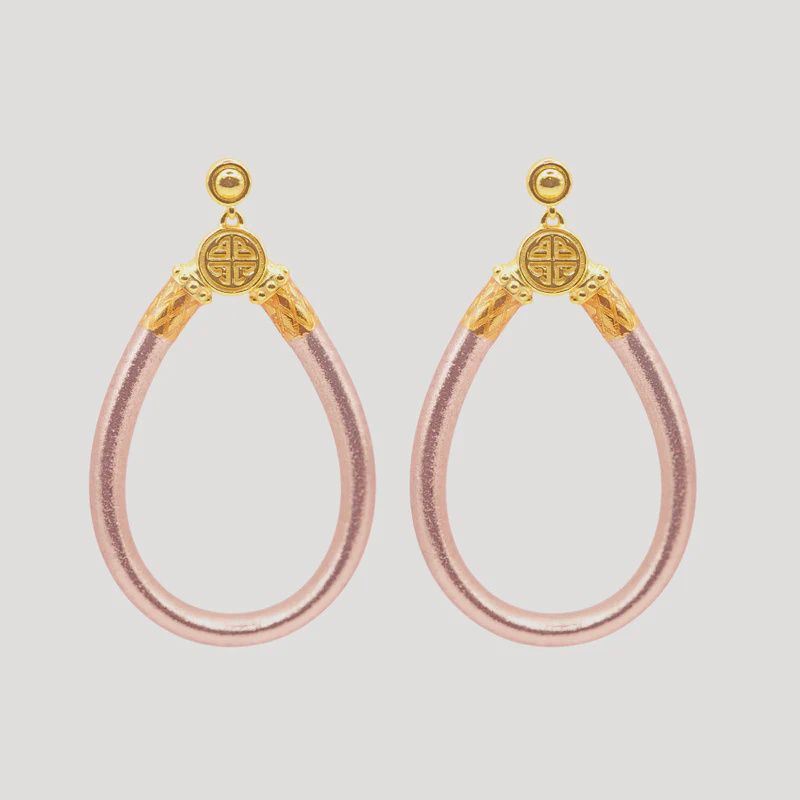 CHAMPAGNE ALL WEATHER EARRINGS