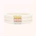 THREE KINGS ALL WEATHER IVORY BANGLES MEDIUM