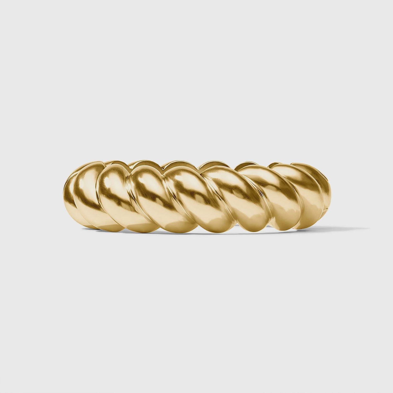 RAVELLO STATEMENT GOLD HINGE BANGLE