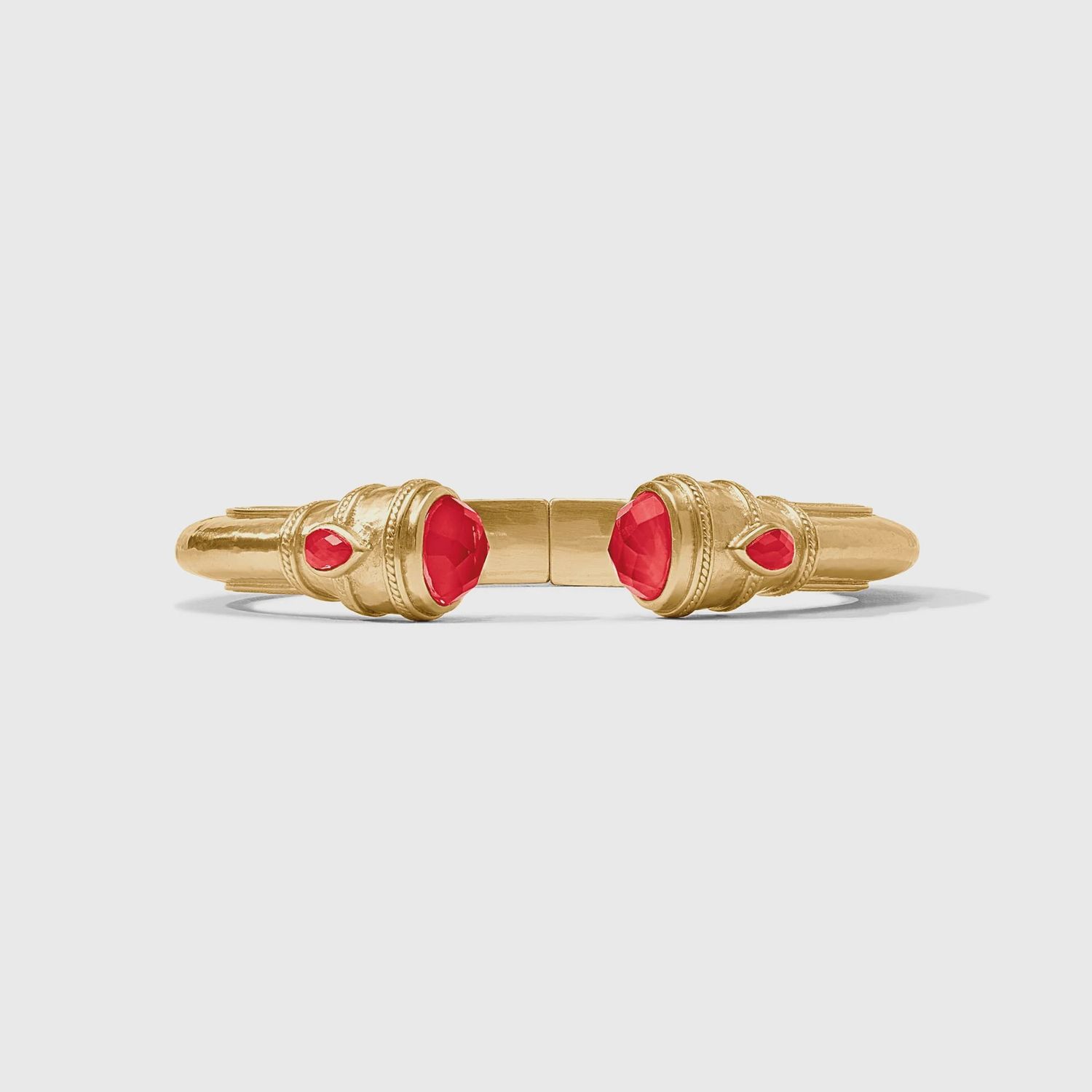 CANNES DEMI CUFF IRIDESCENT RUBY RED