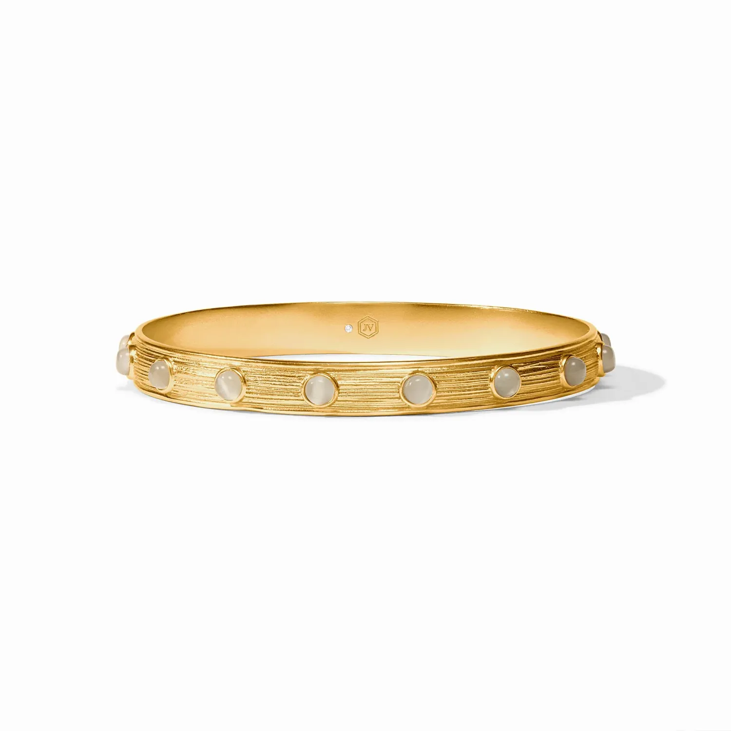 COBBLESTONE STONE BANGLE IVORY CAT'S EYE SMALL