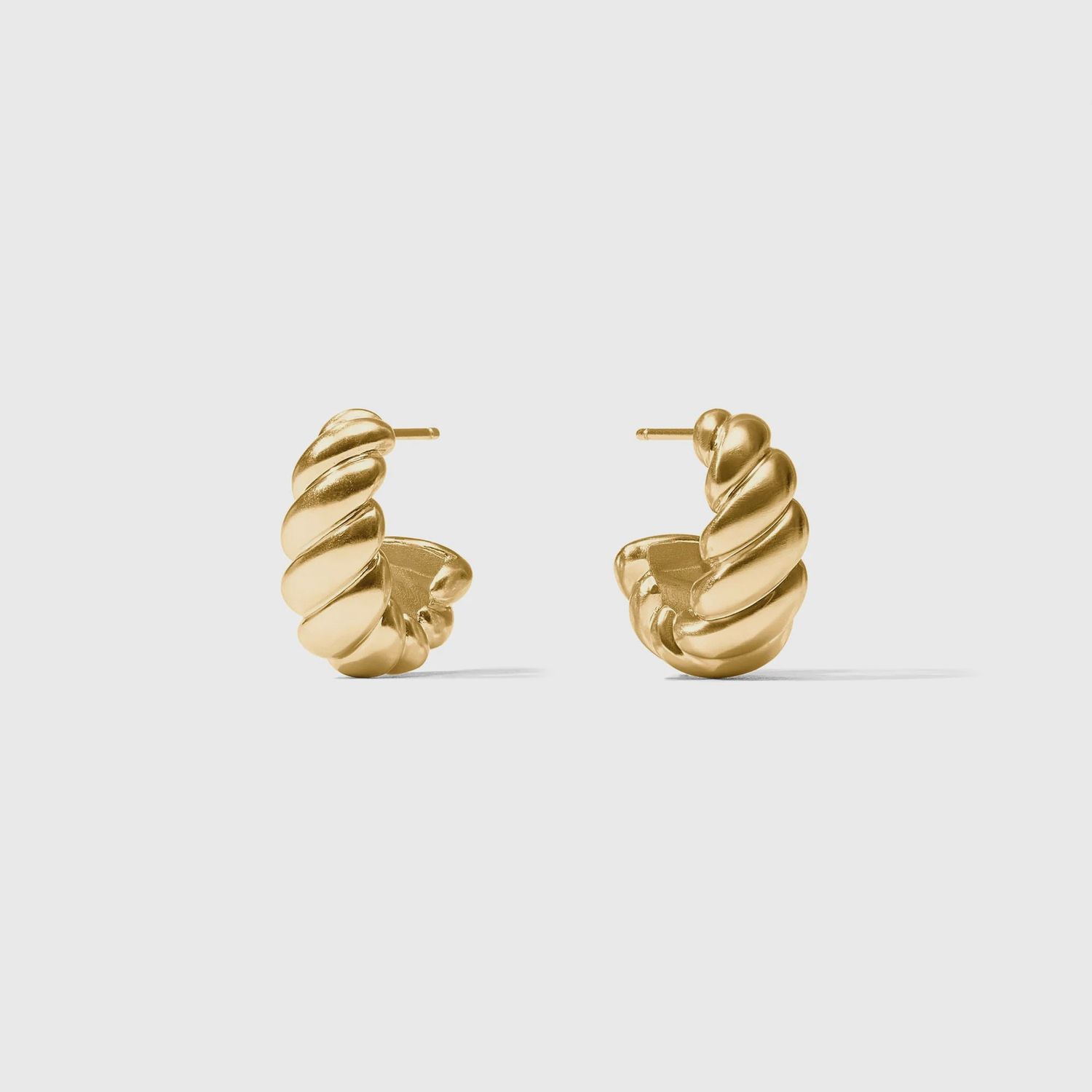 RAVELLO STATEMENT HOOP GOLD EARRING MEDIUM