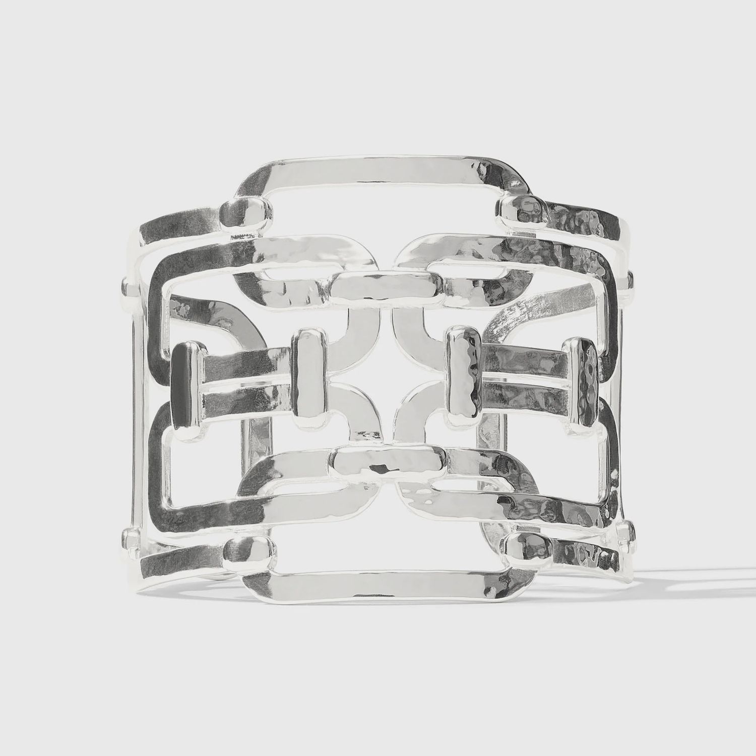SAHARA STATEMENT SILVER CUFF